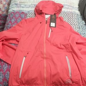 Cabela's XPG hot Coral rain jacket